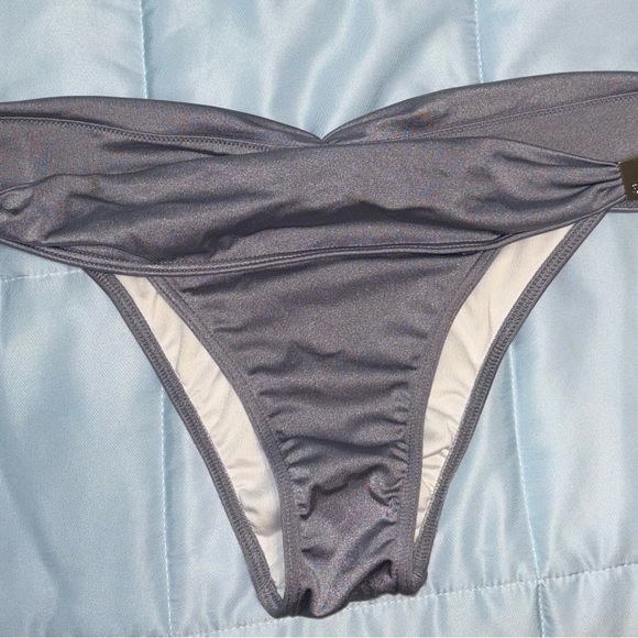 Gray Women's Halter Bikini Top - Picture 2 of 9